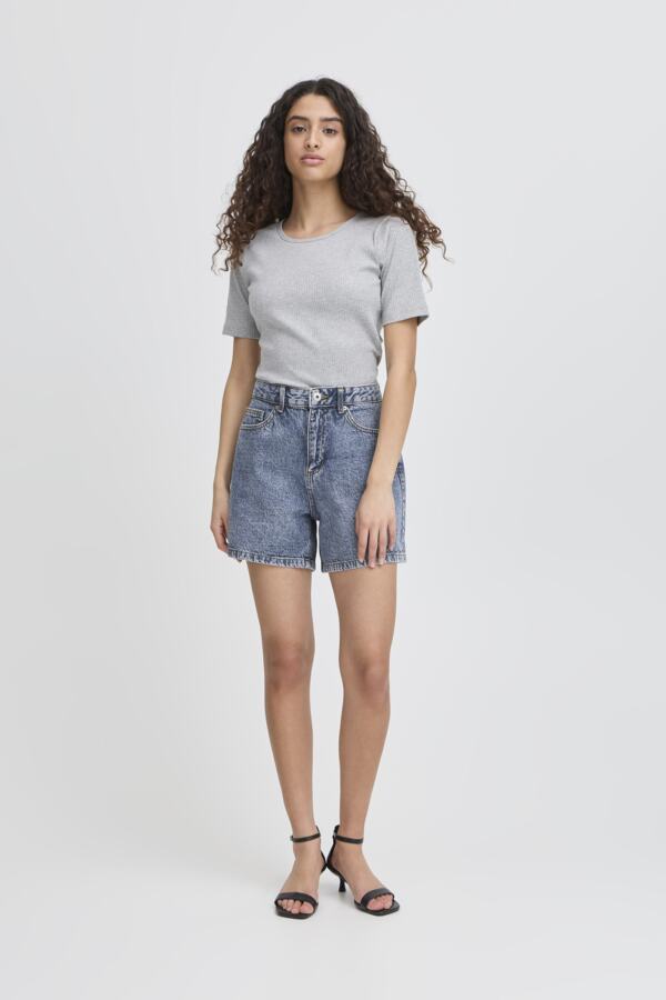 Aveny Shorts Medium Blue Stone Washed