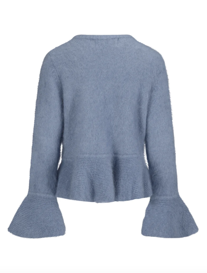 Maren Chunky Cardigan Denim Blue