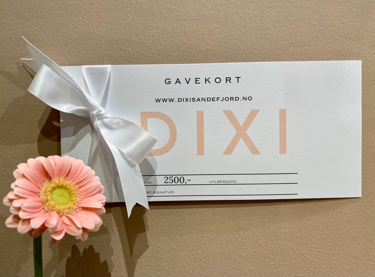 Gavekort 2500,-