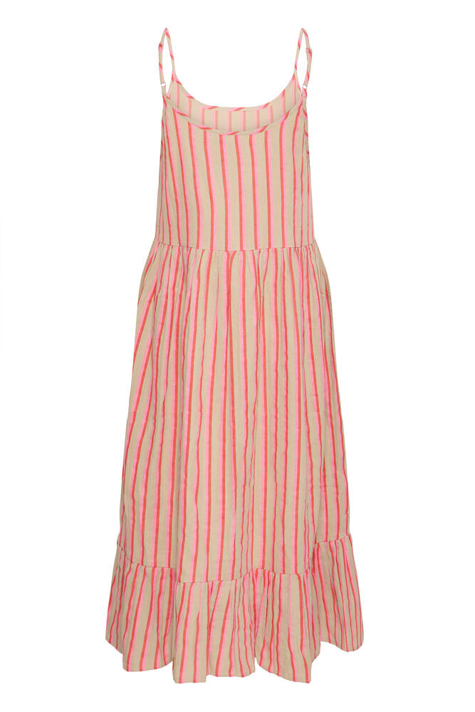 Foxa Midi Dress Stripe Azalea Stripe