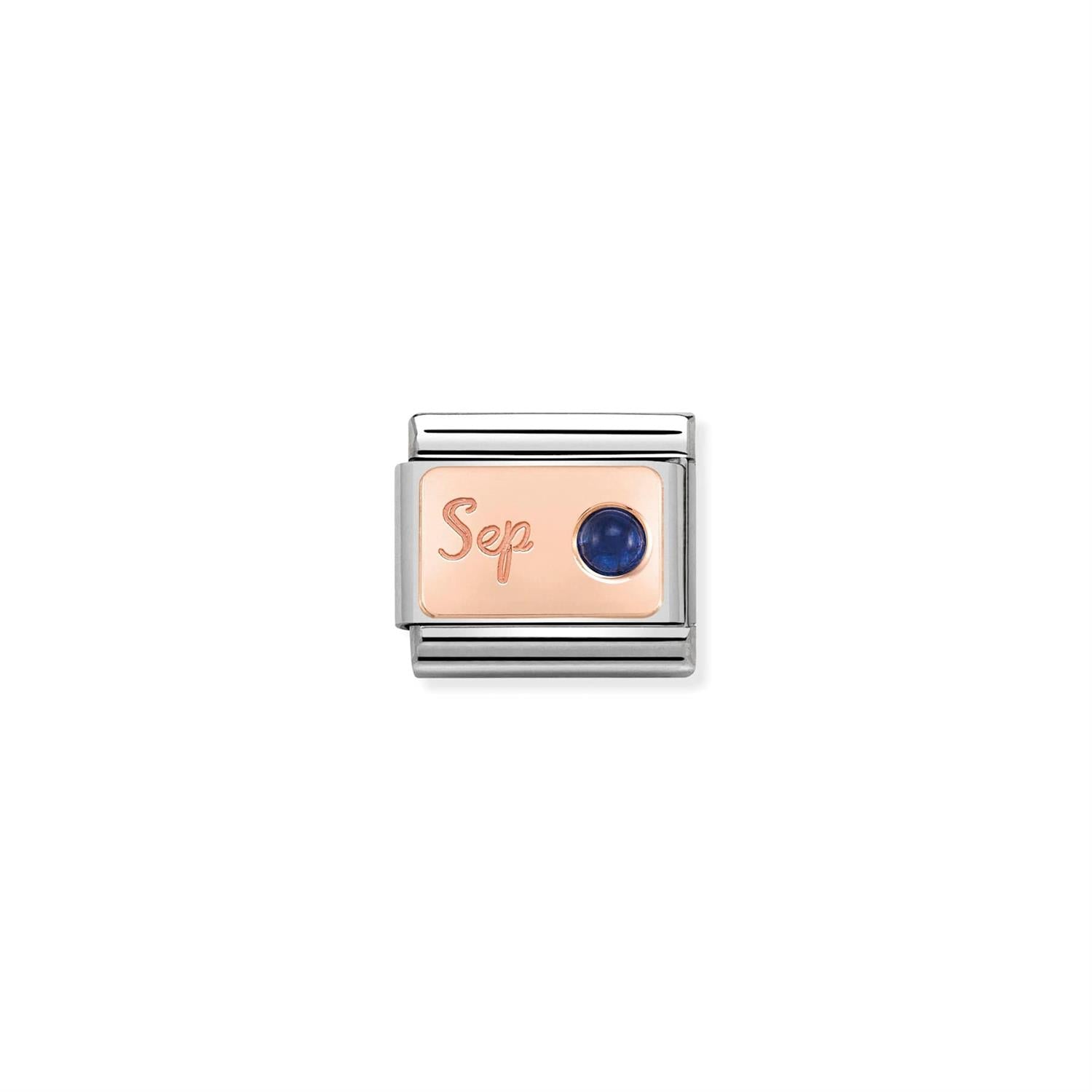 Birthstone September Rose Gold
