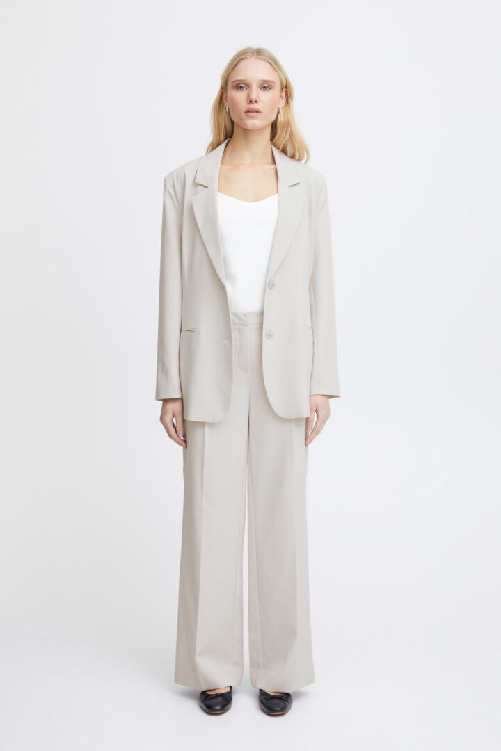 Lexi Wide Pant Silver Gray