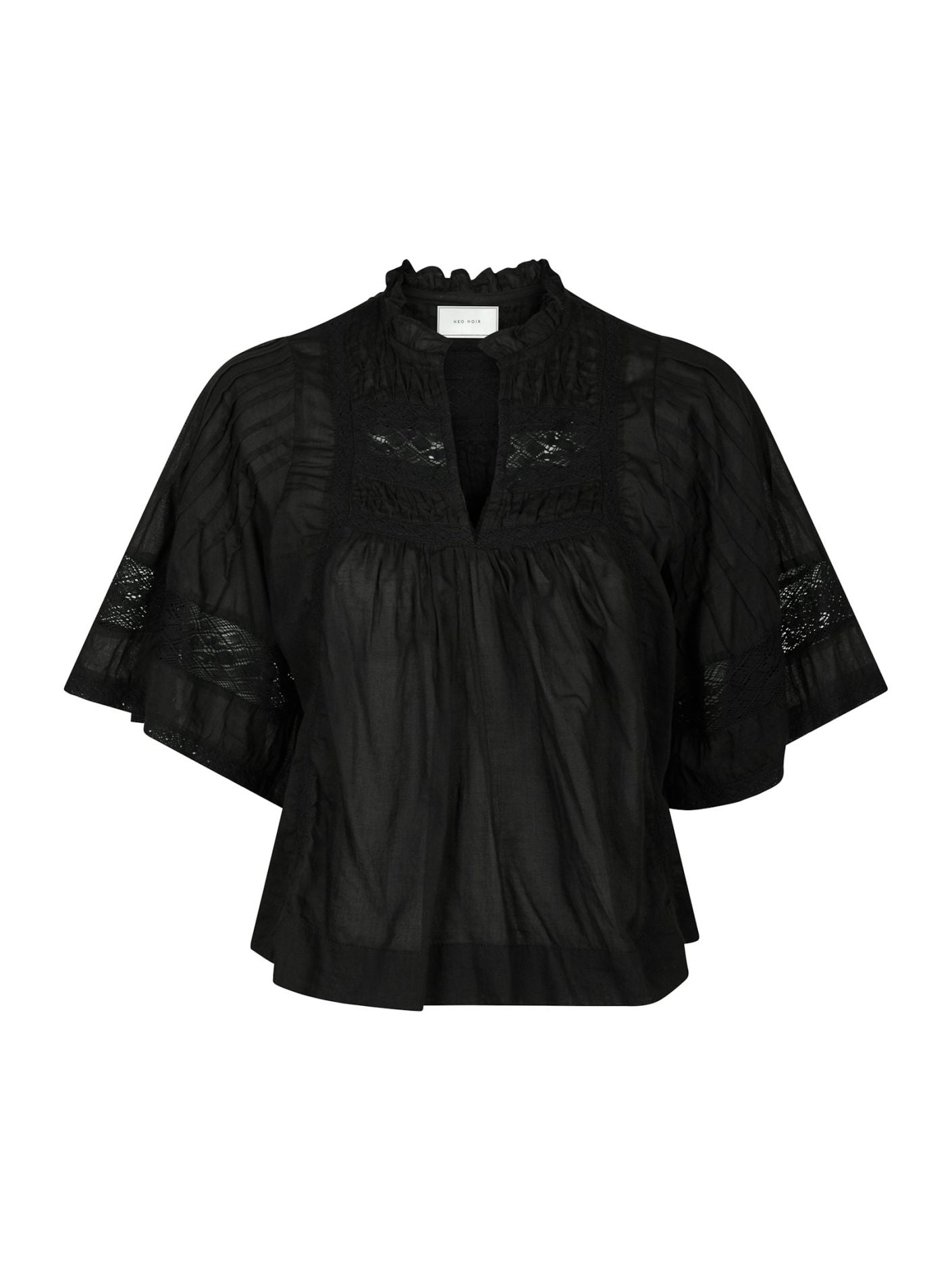 Siama Voile Blouse Black