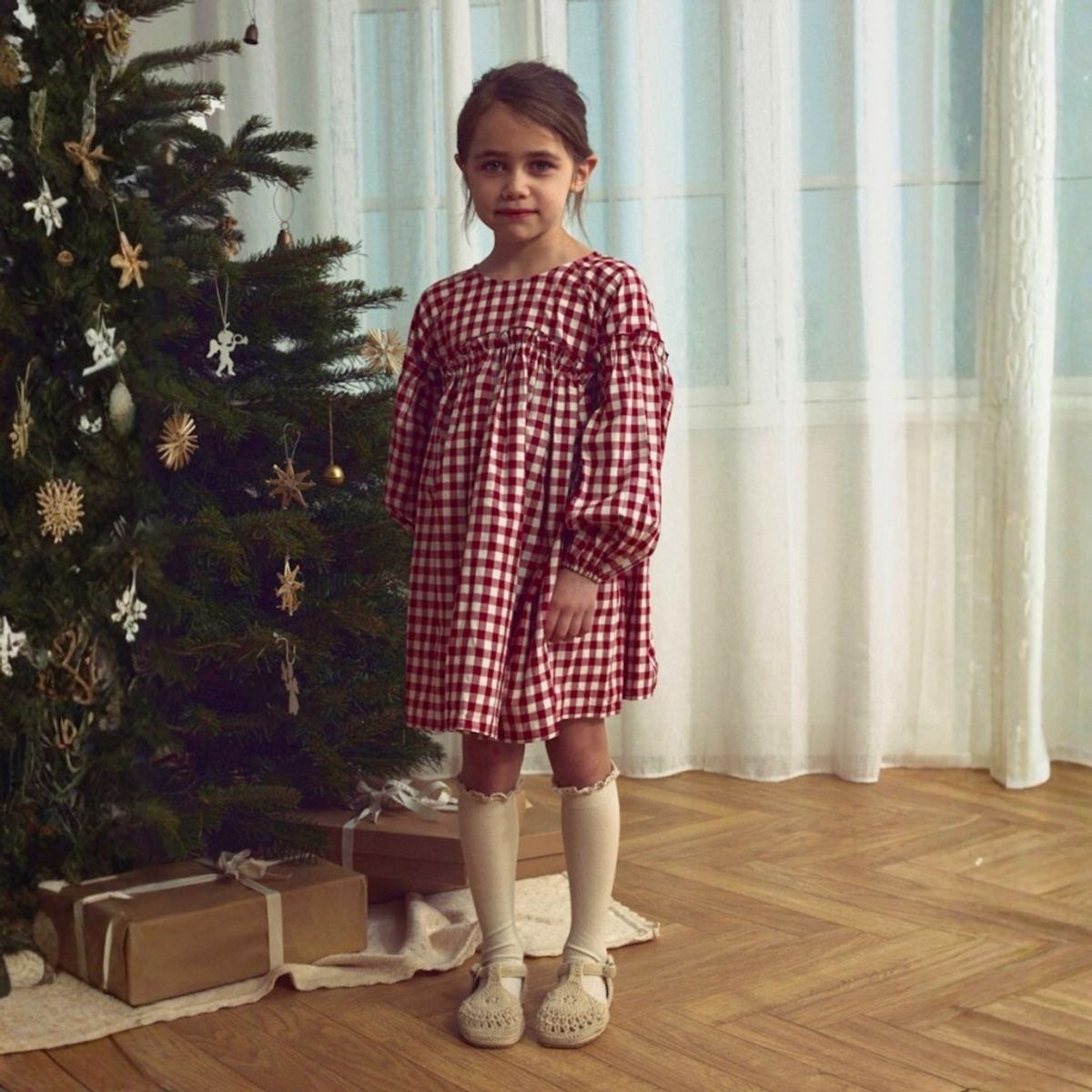 Rio Ls Loose Dress Mini Red Dahlia