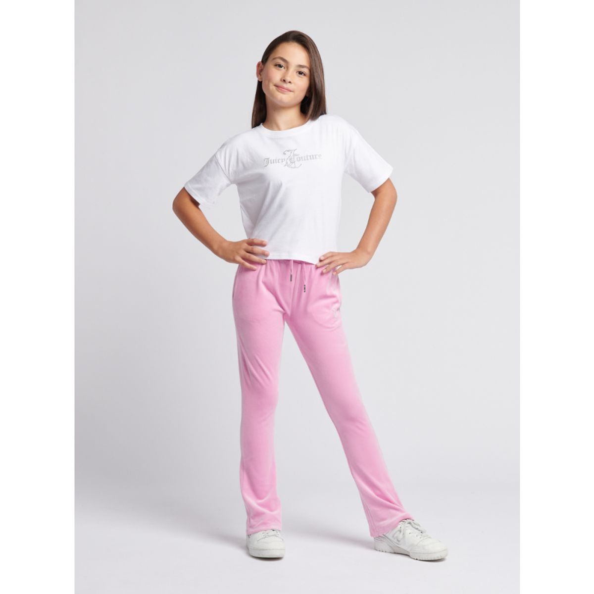 Diamante Bootcut Jogger Pinky Lilac