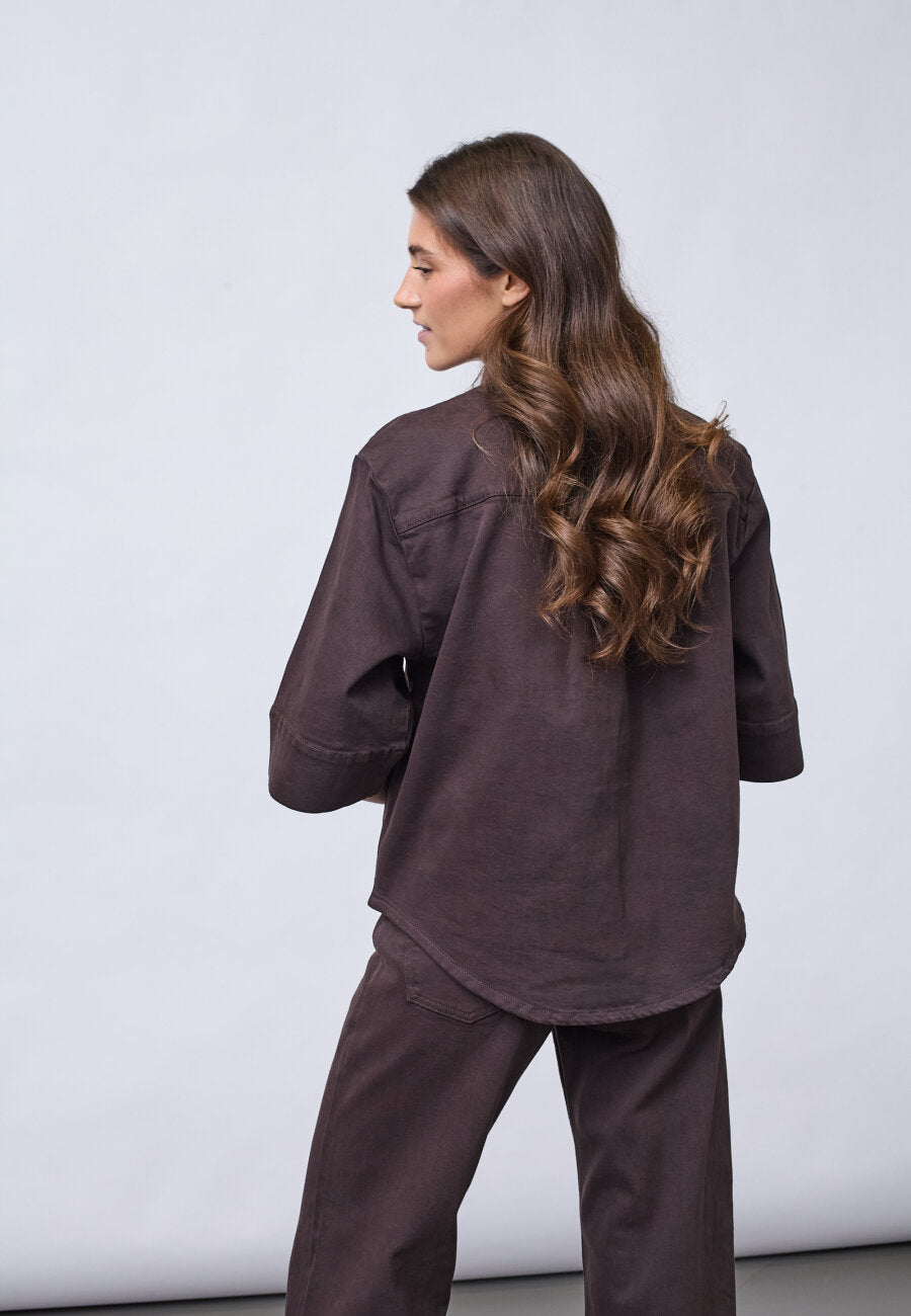 Olea Jacket Dark Chocolate