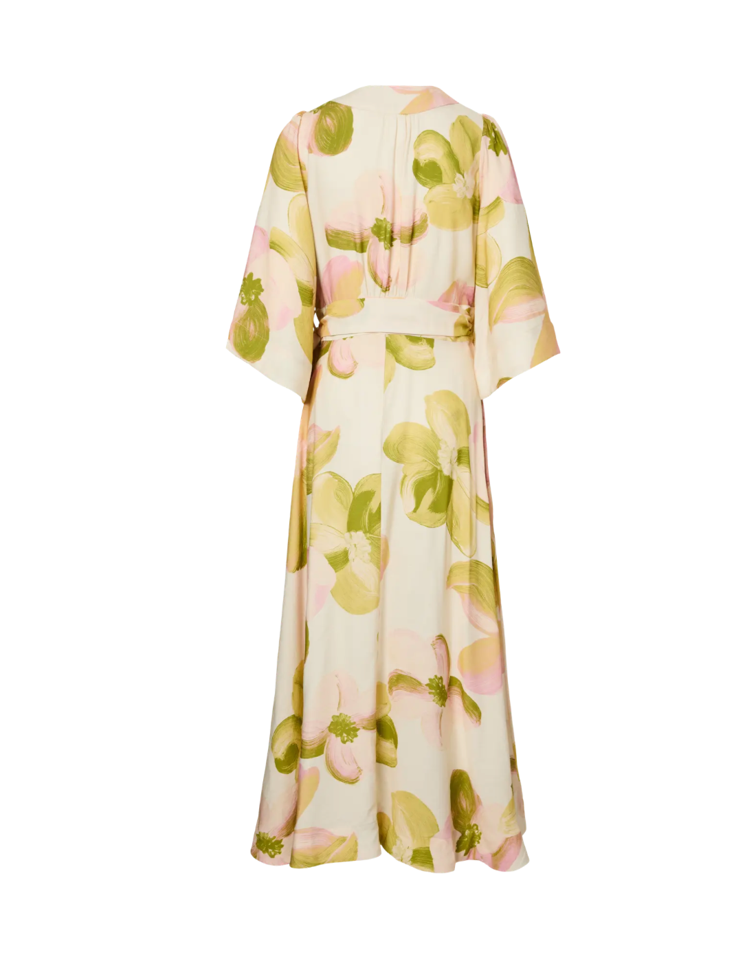 YASMARGA 3/4 Wrap Long Dress Pristine