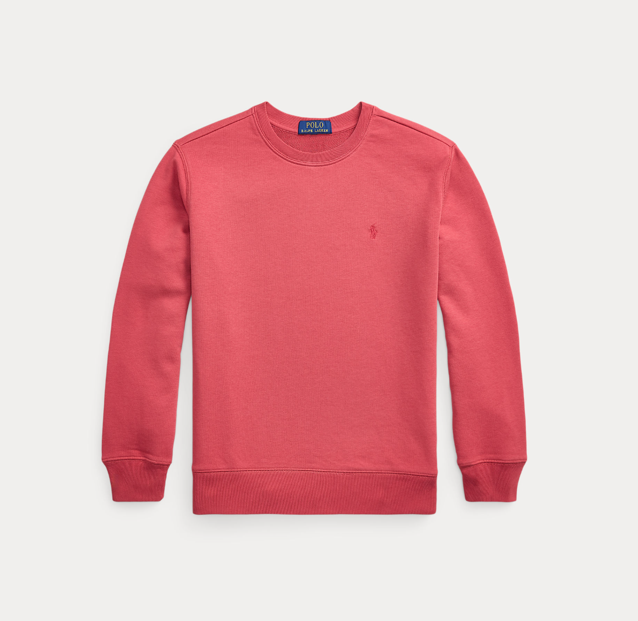 French Terry Sweatshirt Red