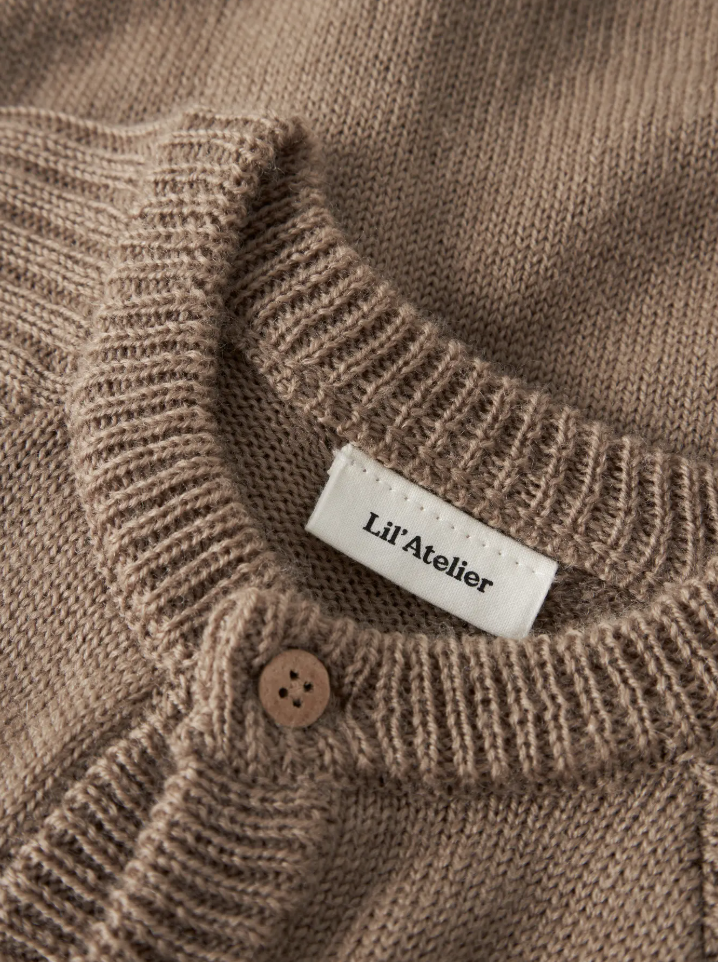 Nomo Noa Wool Ls Knit Suit Sepia Tint