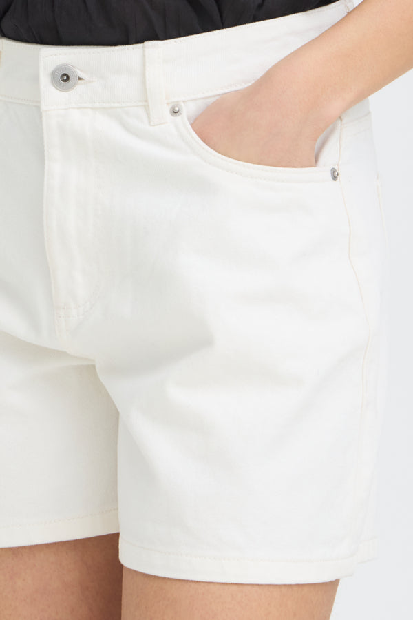 Aveny Shorts Denim Blanc