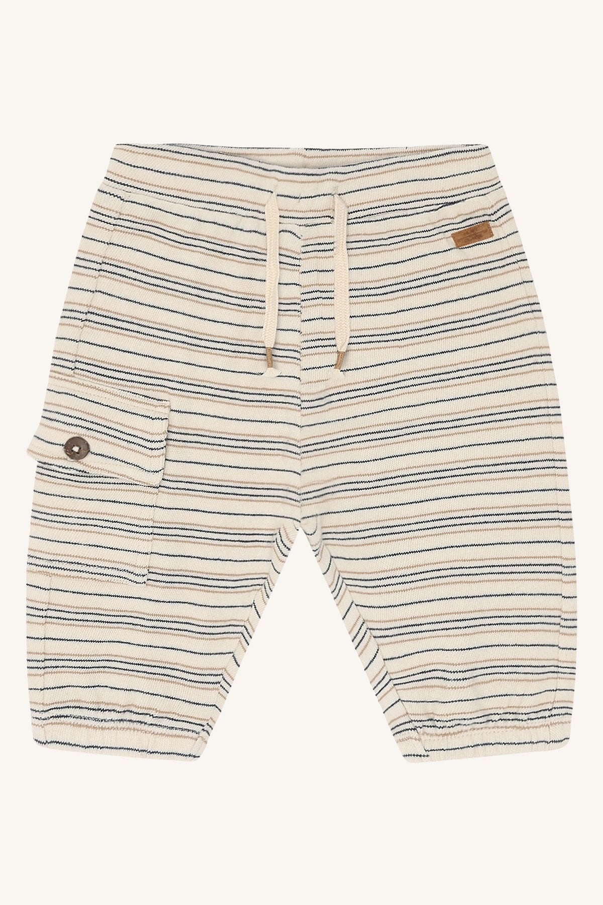 Gus Fine Striped Knit Snow White