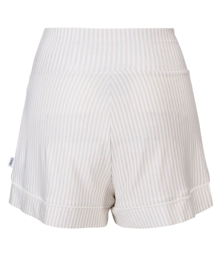 Serena Pysj Set Beige Striped
