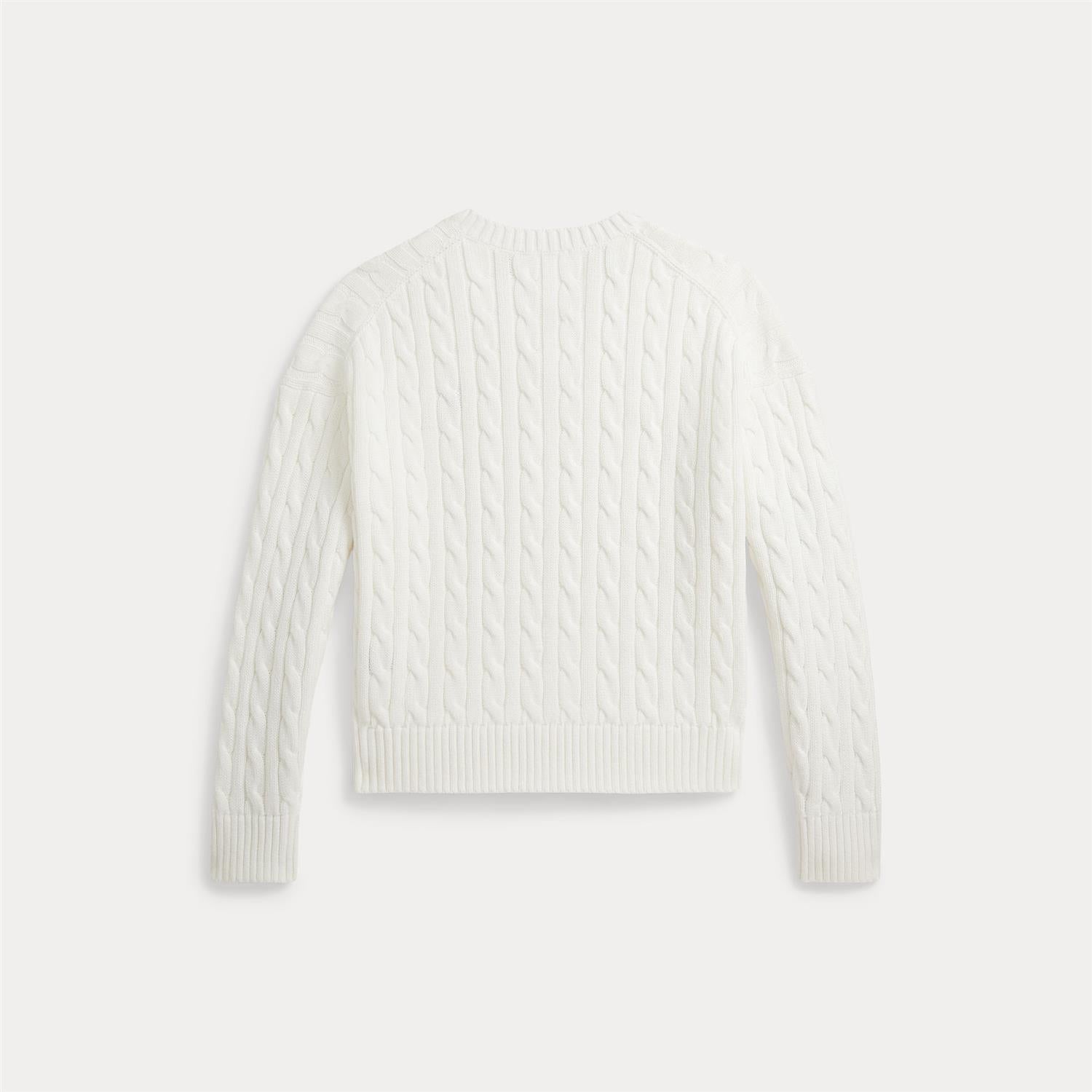 Cotton Pullover Deckwash White