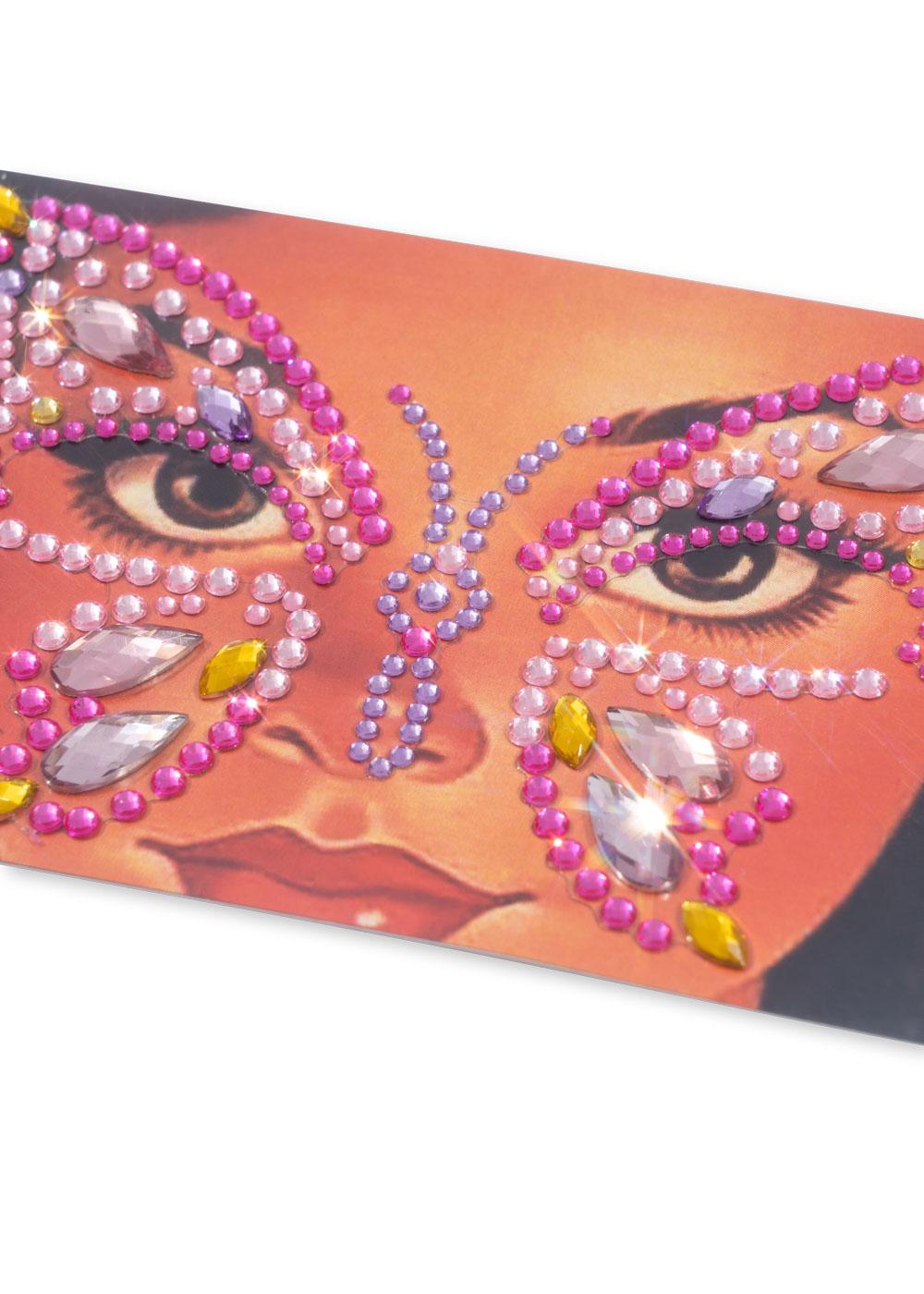 Butterfly Face Jewels Multi