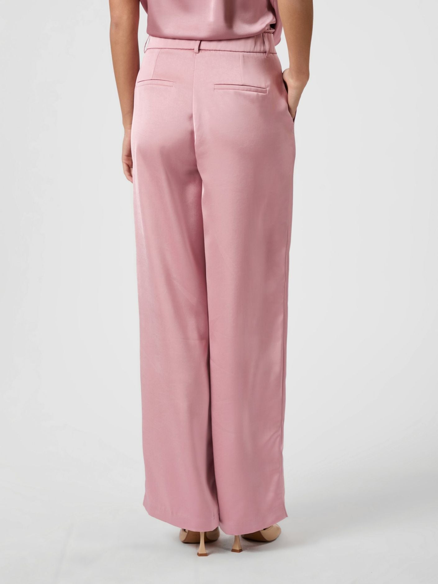 Emmett Heavy Sateen Pants Evening Rose