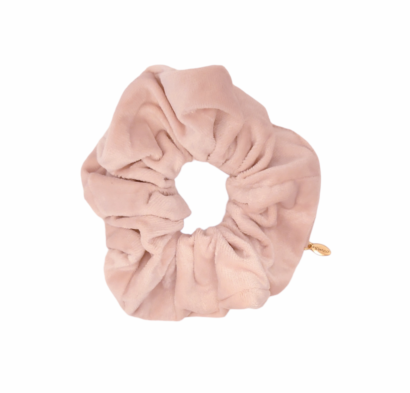 Hårstrikk Scrunchies Velur Stor Lys Rosa