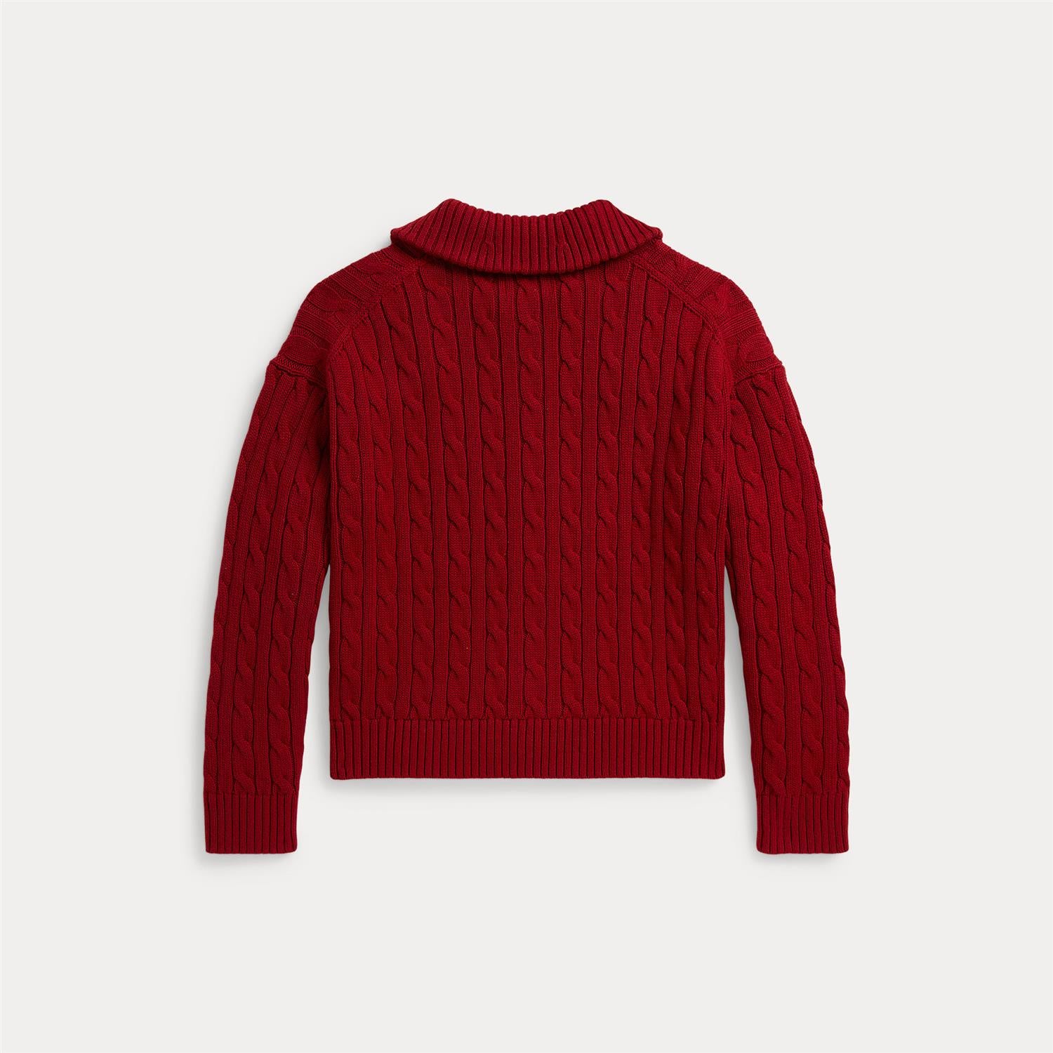 Cotton Cardigan Camden Red