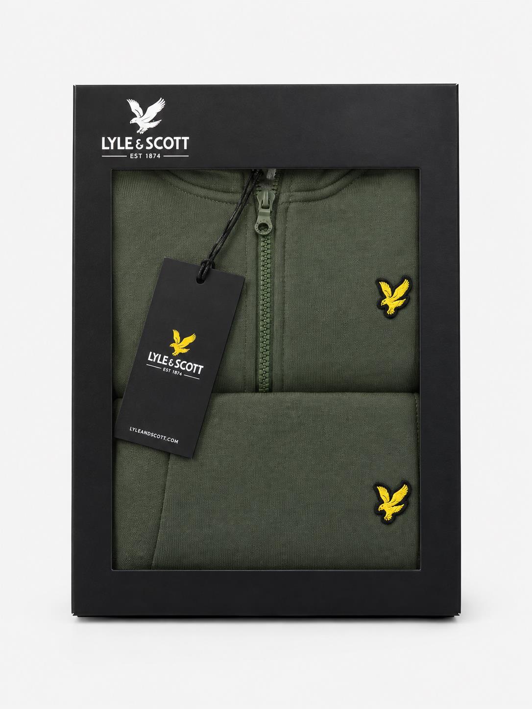 Zip Through Hoodie & Jogger Set Fatigue Olive