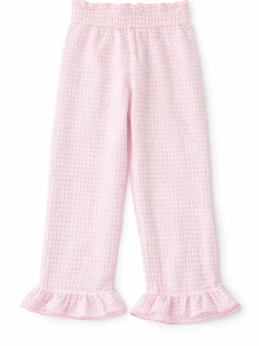 KIDS Zela Crinkle Pants Ice Pink