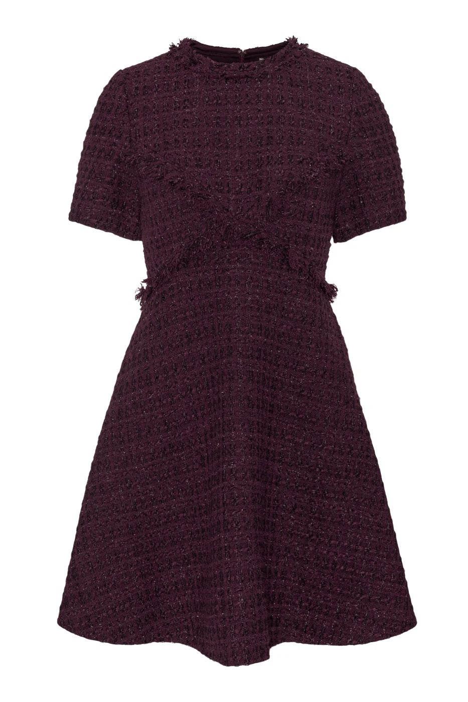 Dottie Mini Dress Burgundy