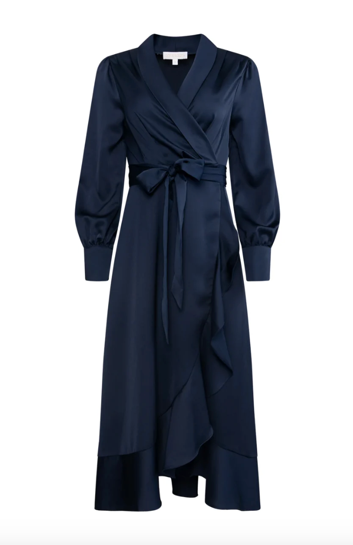 Iza Midi Dress Navy
