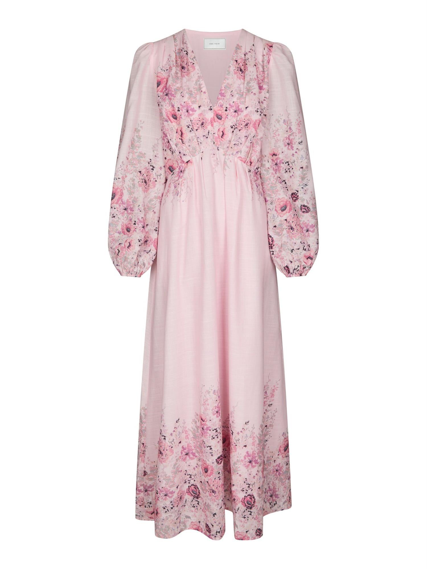 Silfi Flower Print Dress Dusty Rose