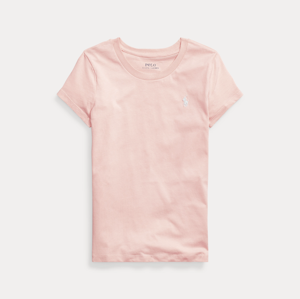 Cotton Jersey Tee Hint Of Pink