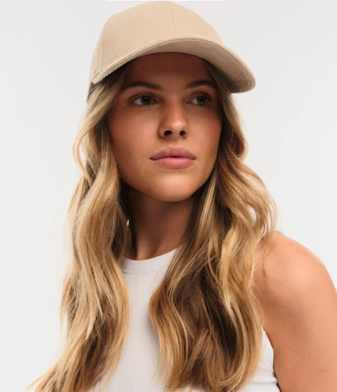 Hedda Cord Cap Beige
