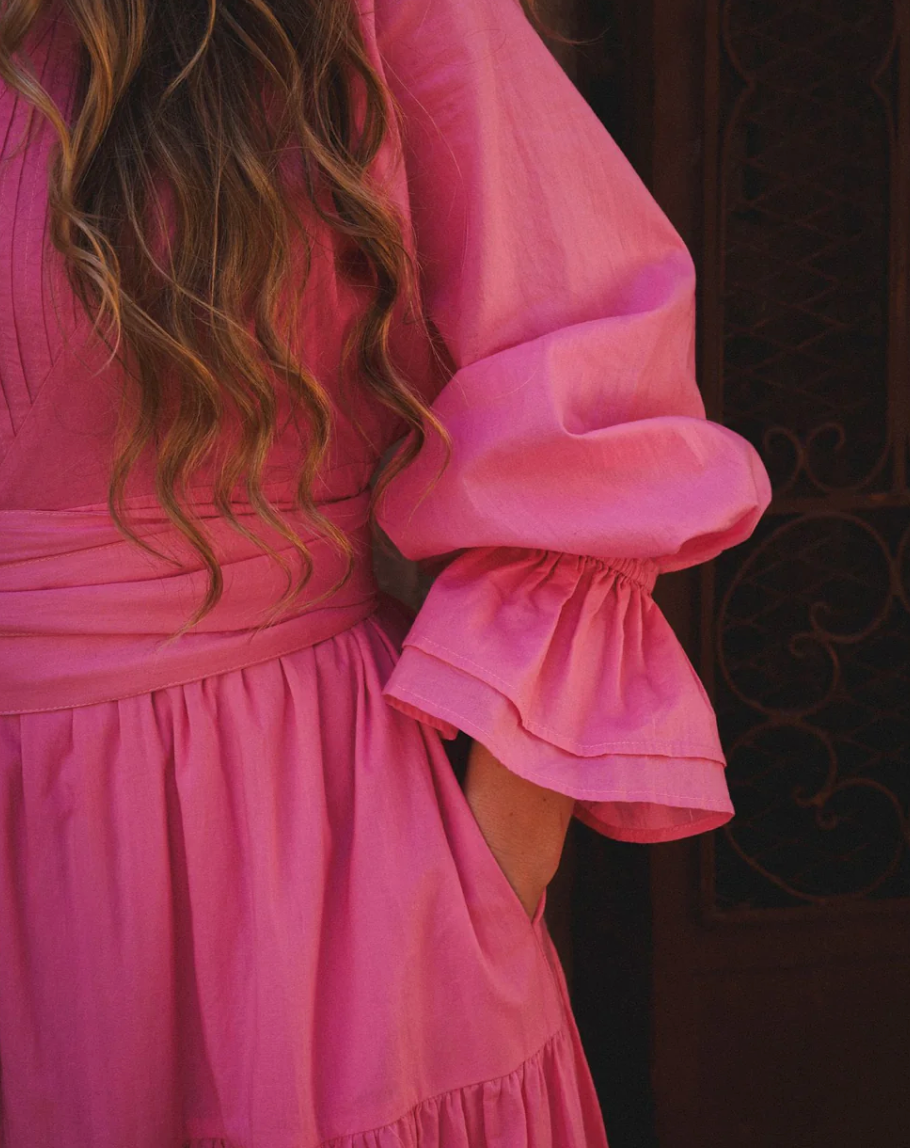 Coco Cotton Dress Pink
