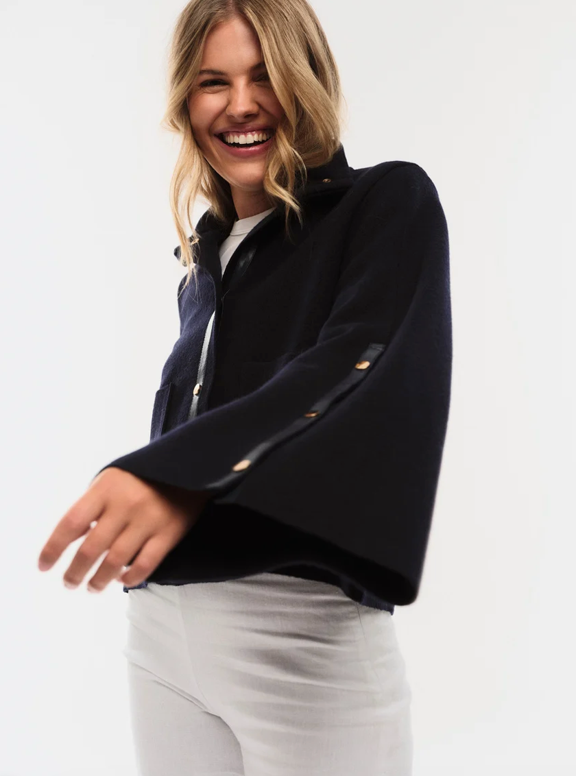 Enola Merino Jcket Navy