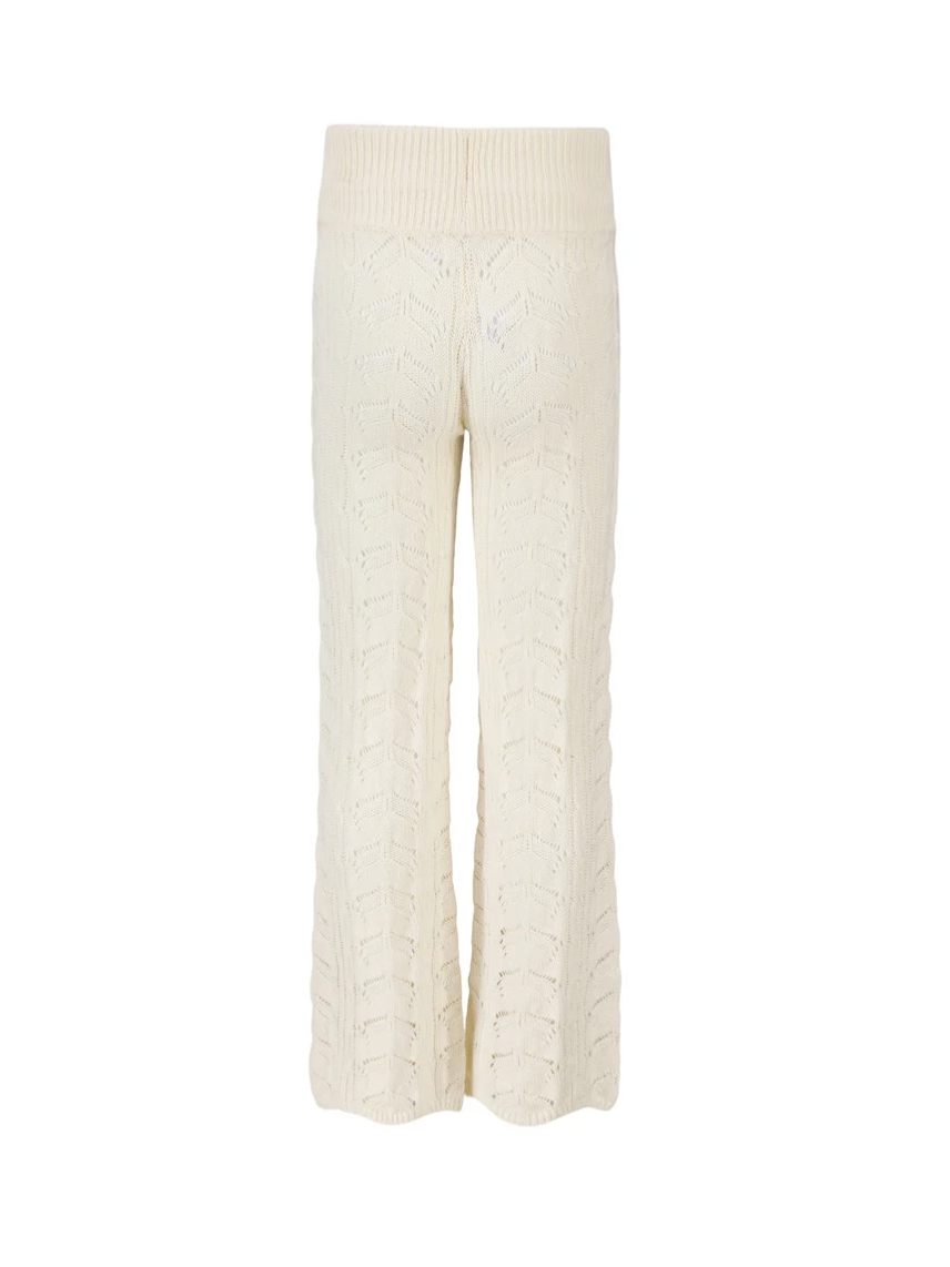 Alix Crochet Pants Cream