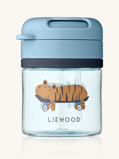 Pavia Tritan Straw Cup 280ML Fun/Beach Blue