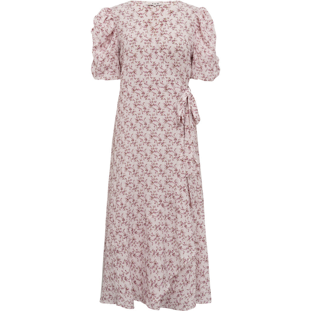 Sinda Print Dress Rose Pink