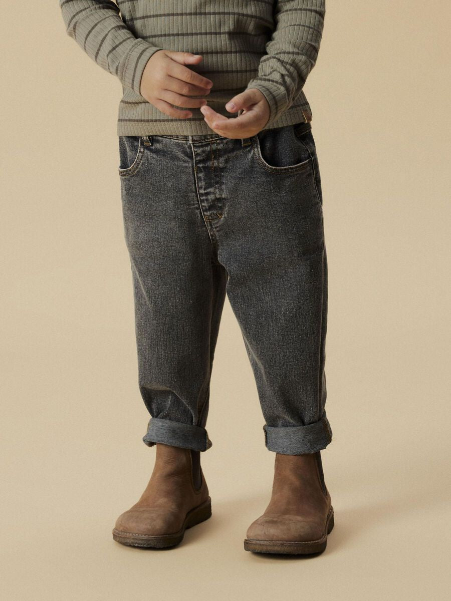 Berlin Baggy Jeans Light Grey Melange