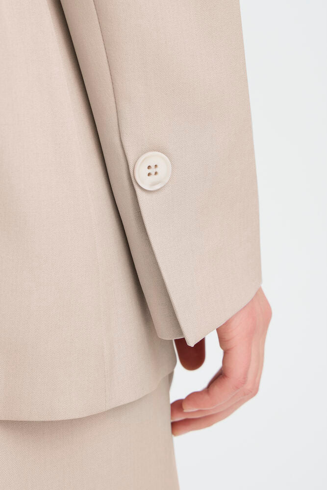 Fava Oversize Blazer Dove Melange