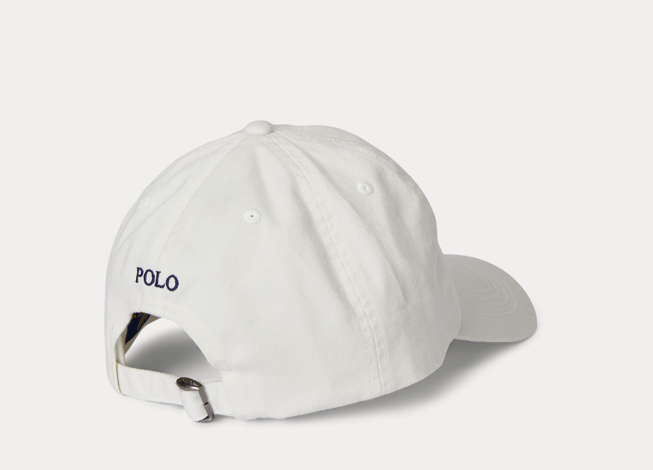 Polo Bear Cotton Twill Ball Cap white