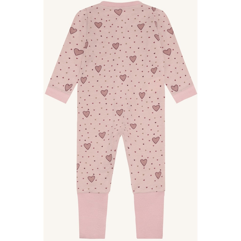 Manu Hearts Puff Dusty Rose