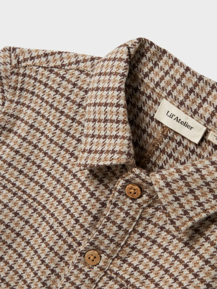 Tevin Nreg Shirt Jacket Petrified Oak