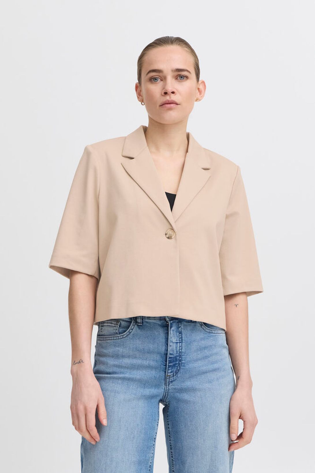 Kate Sus Cropped Blazer Doeskin