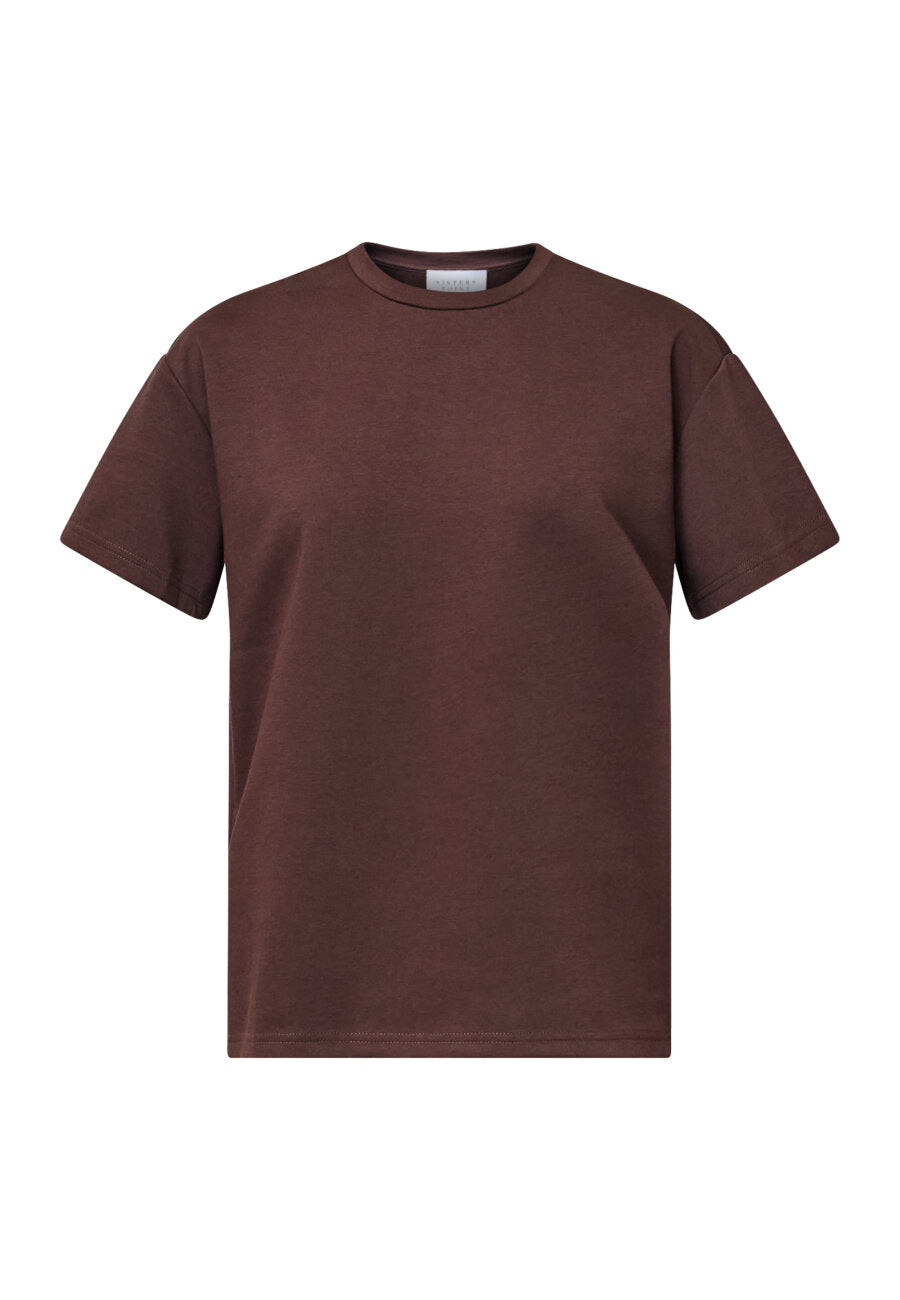 Veda Tshirt Dark Chocaolte