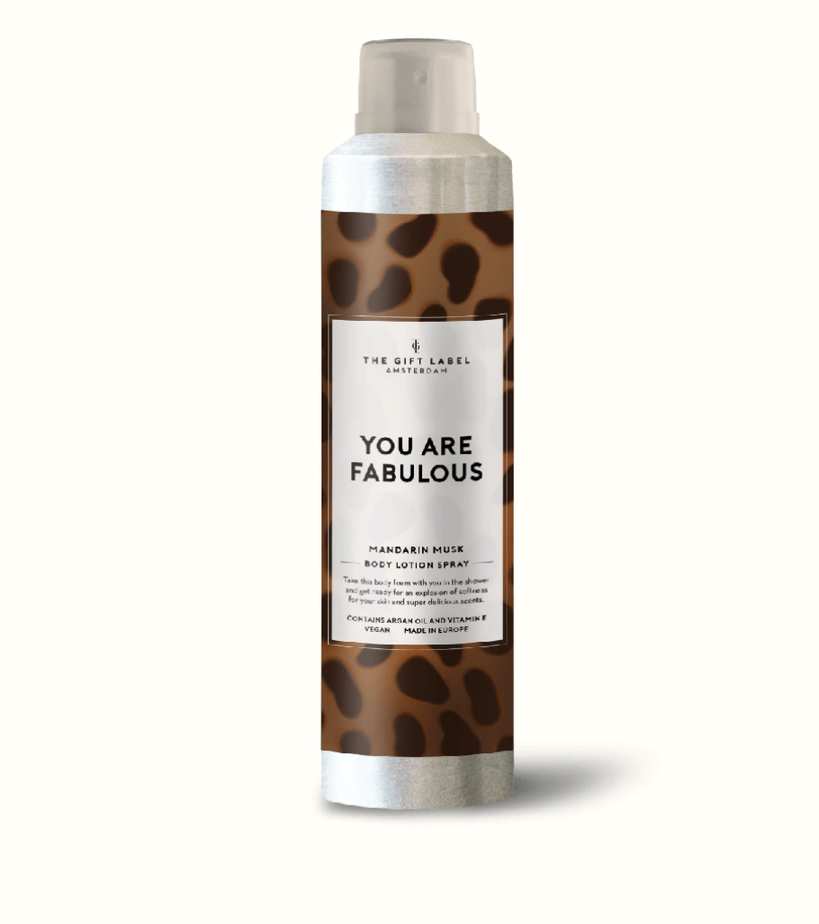 Body Lotion Spray You Are Fabulous