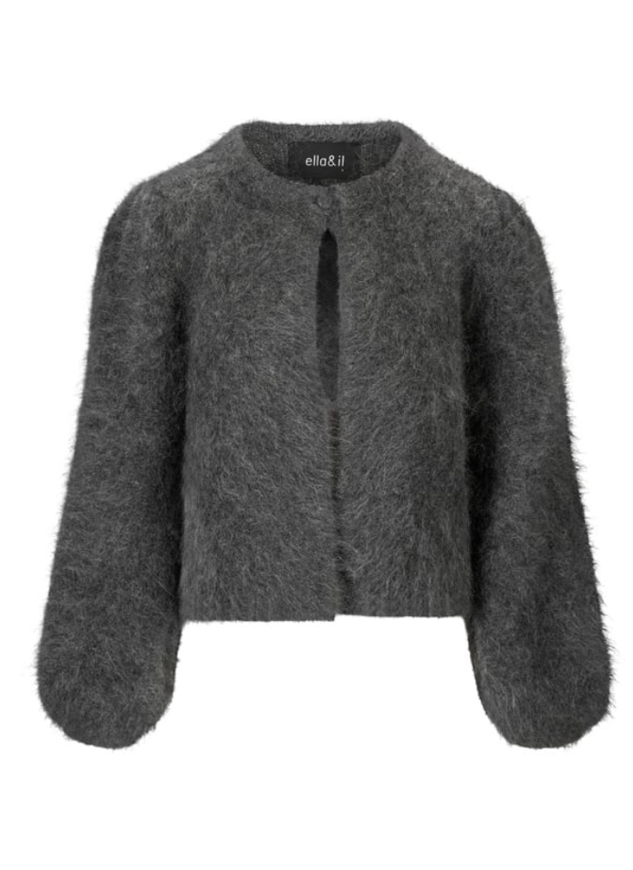 Amelia Chunky Cardigan Charcoal