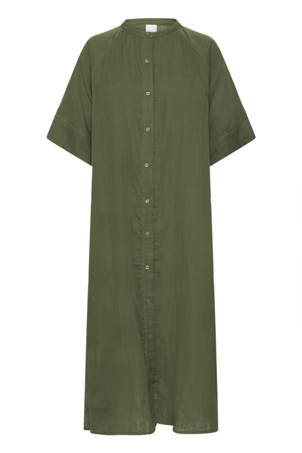 Foxa 2/4 Midi Dress Grape Leaf