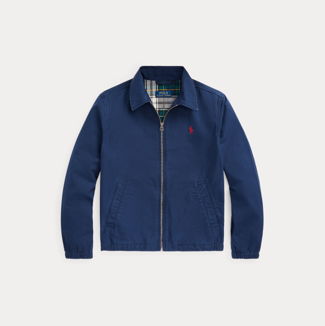 The Bayport Cotton Poplin Jacket Newport Navy