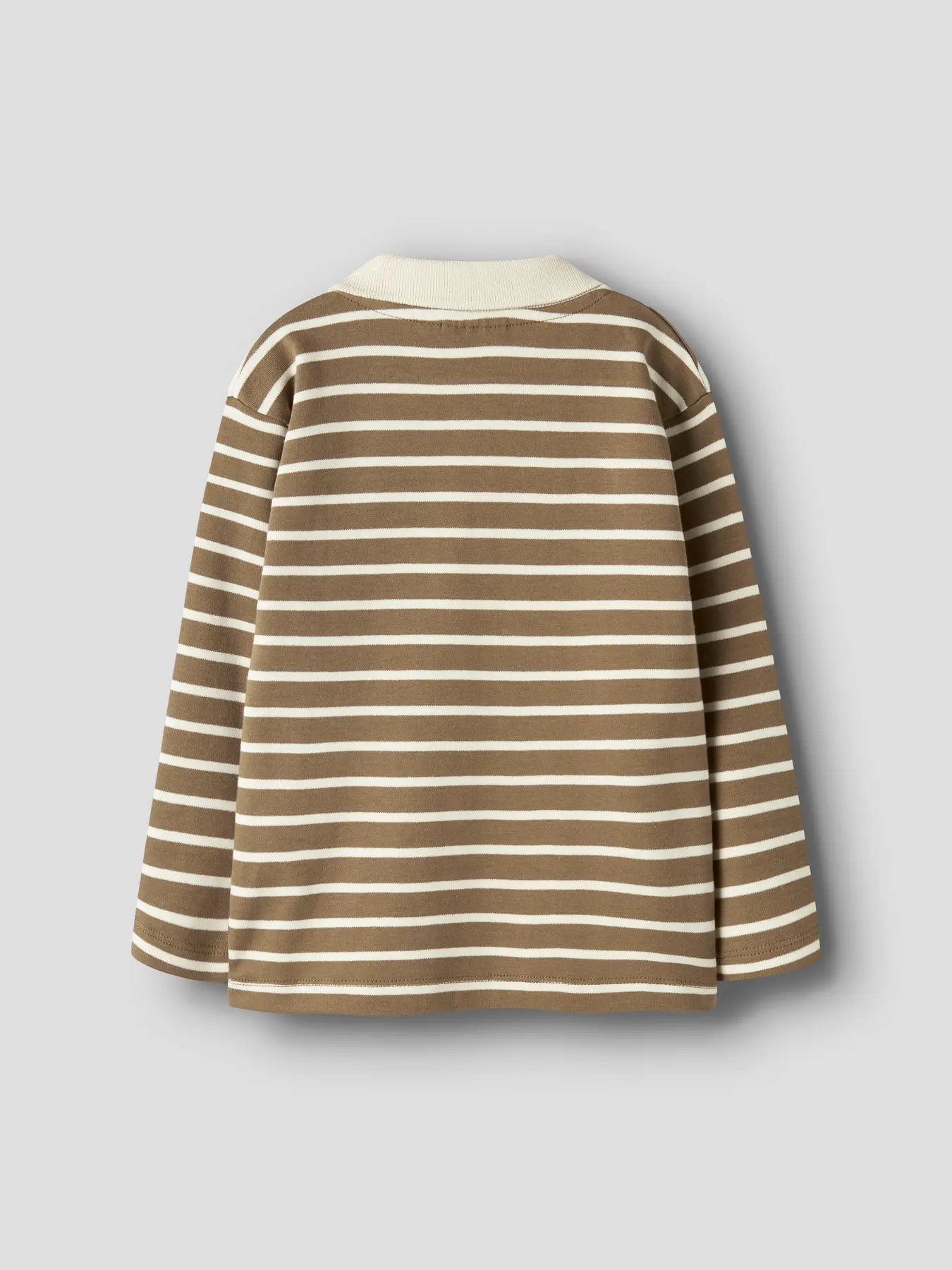 Limia Ls Loose Polo Top Turtledove/Kangaroo