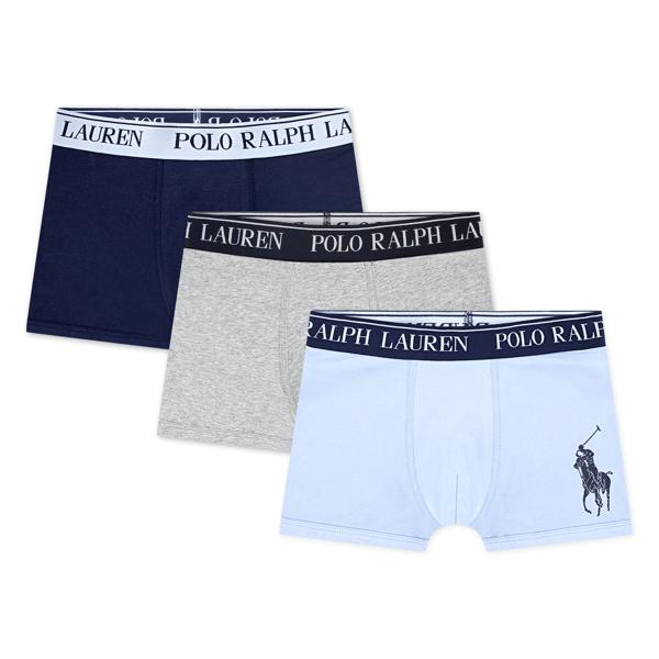 Ralph Lauren 3PK Cotton Boxer Brie