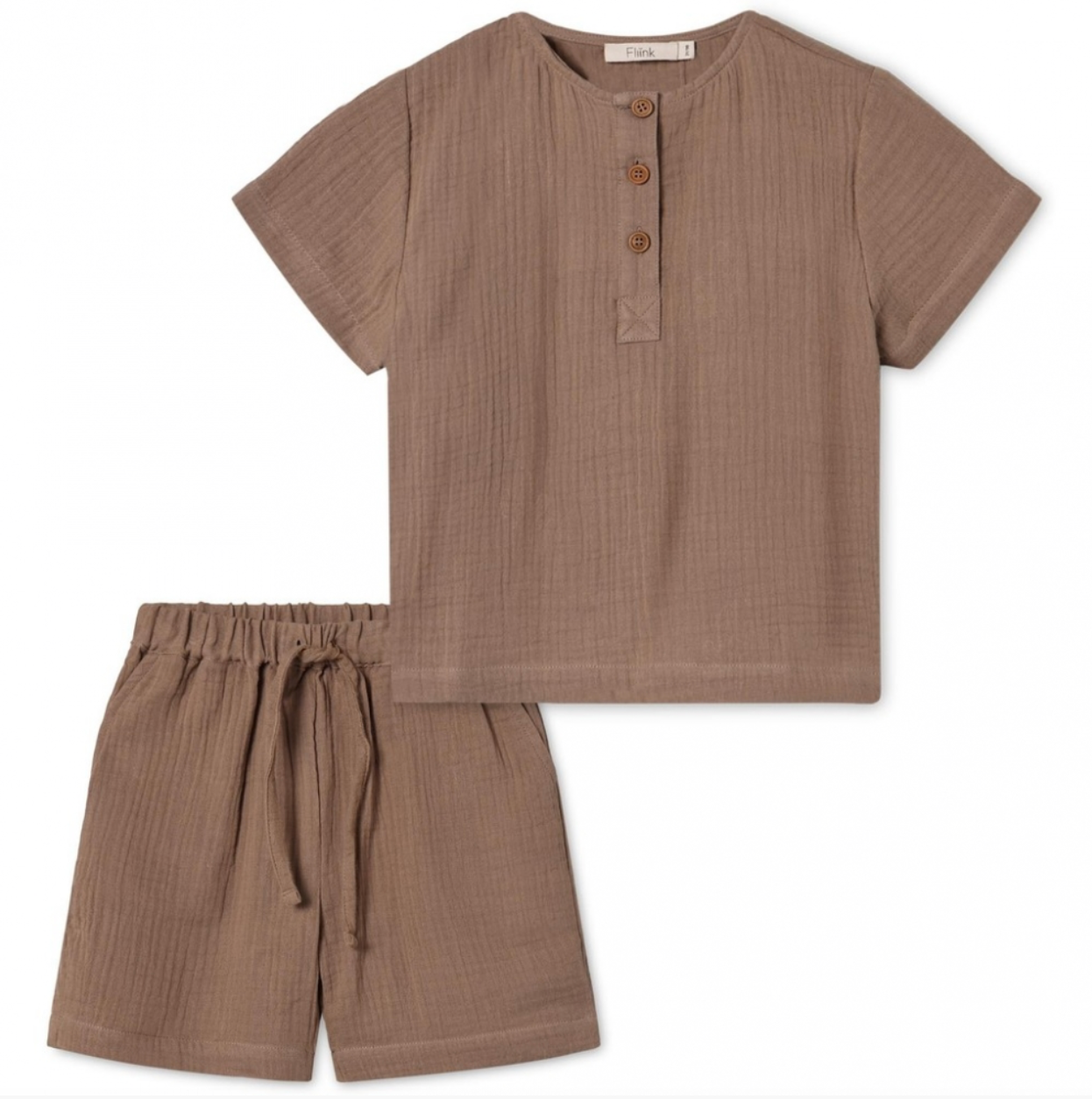 Cha cha Shorts Set Pine Bark
