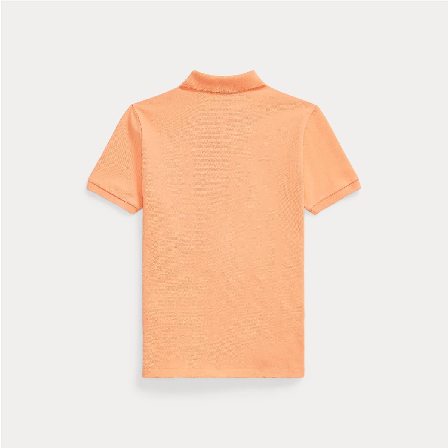 Slim Fit Cotton Mesh Poppy