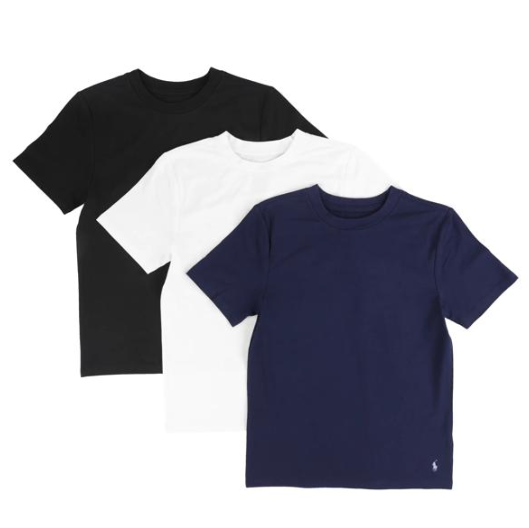 Ralph Lauren 3PK Cotton Crew Undershirt