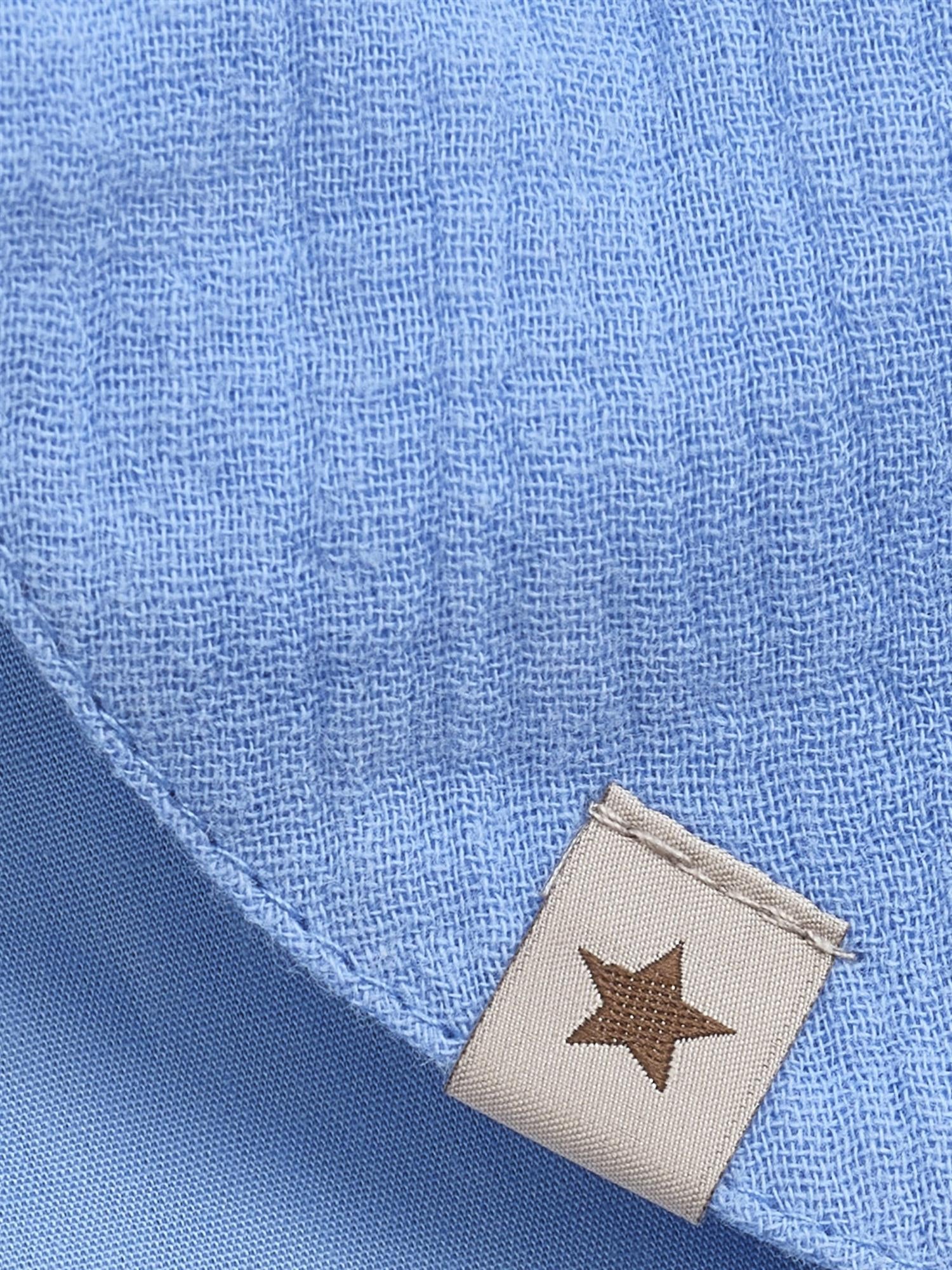 Summer Hat Ears Muslin Della Robbia Blue